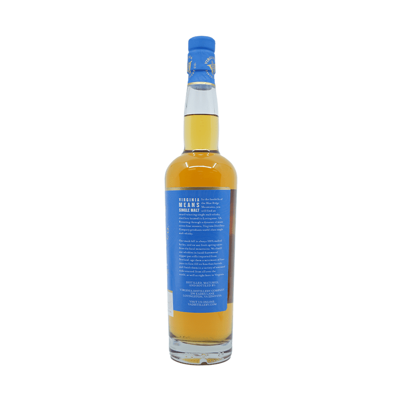 Virginia Distillery Co. Blue Ridge Select Toasted Barrel American Single Malt Whisky - ForWhiskeyLovers.com
