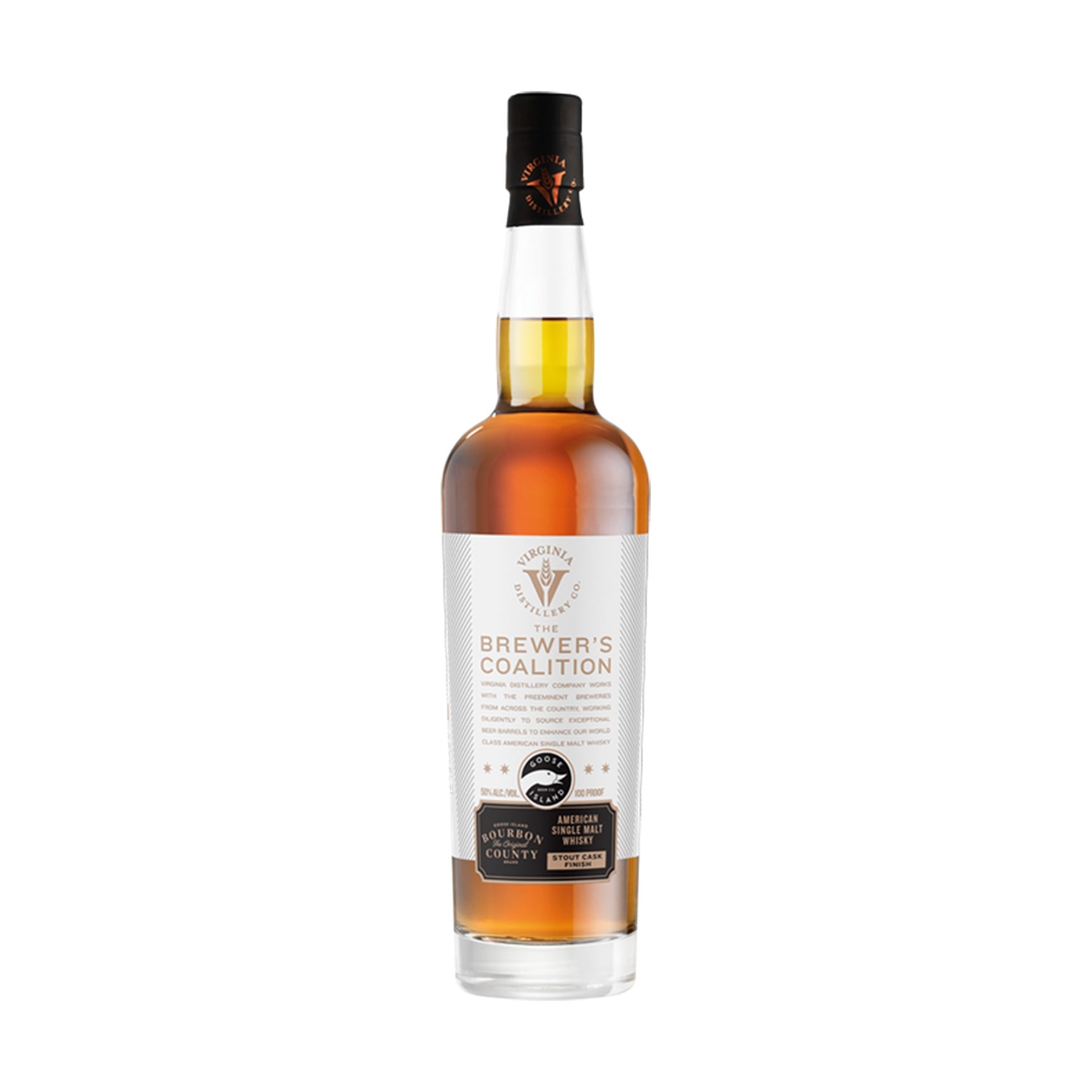 Virginia Distillery Co. Brewer’s Coalition Goose Island Bourbon County Stout Cask Finish 700ml - ForWhiskeyLovers.com