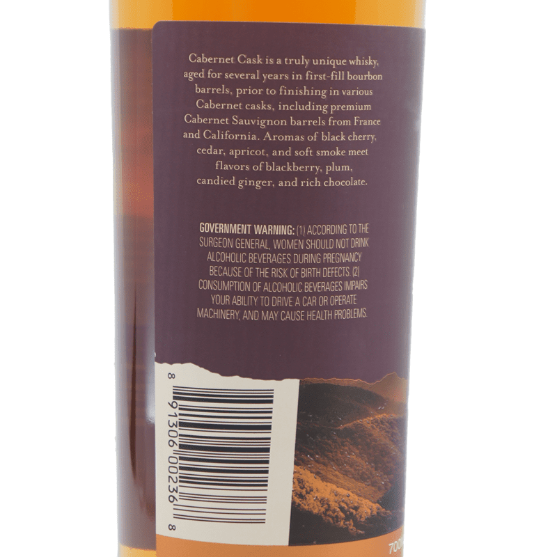 Virginia Distillery Co. Cabernet Cask Select American Single Malt Whisky - ForWhiskeyLovers.com