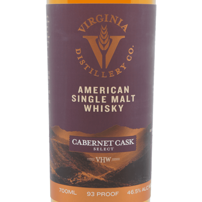 Virginia Distillery Co. Cabernet Cask Select American Single Malt Whisky - ForWhiskeyLovers.com