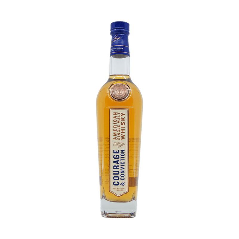 Virginia Distillery Co. Courage and Conviction Double Cask Reserve American Single Malt Whisky - ForWhiskeyLovers.com