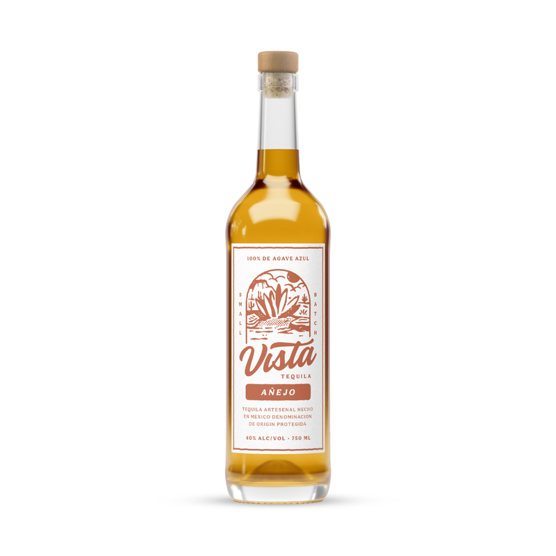 Vista Tequila Añejo 750 mL - ForWhiskeyLovers.com