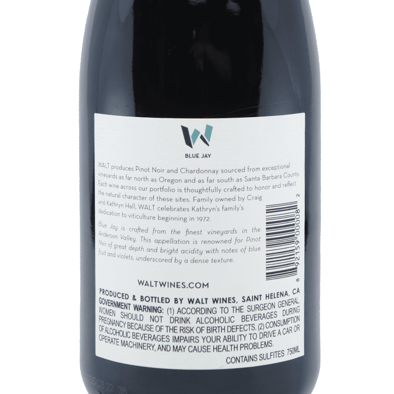 Walt Blue Jay Pinot Noir 2020 - ForWhiskeyLovers.com