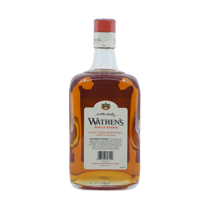 Wathen's Bourbon Single Barrel 750ml - ForWhiskeyLovers.com