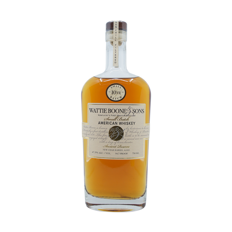 Wattie Boone & Sons 10 Year Old Small Batch American Whiskey - ForWhiskeyLovers.com