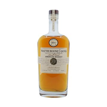 Wattie Boone & Sons 10 Year Old Small Batch American Whiskey - ForWhiskeyLovers.com