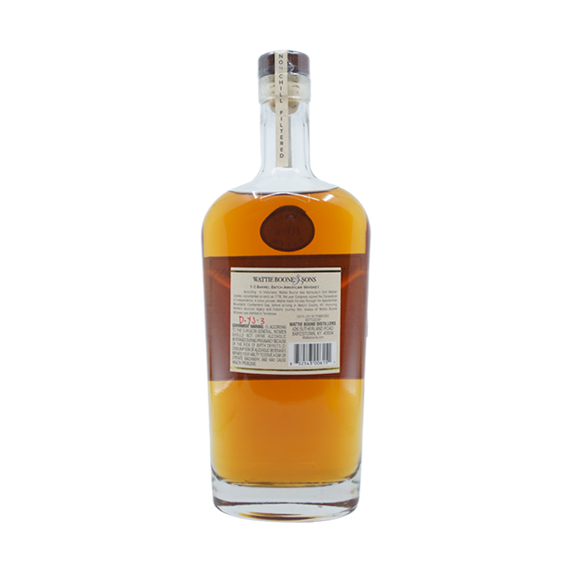 Wattie Boone & Sons 10 Year Old Small Batch American Whiskey - ForWhiskeyLovers.com