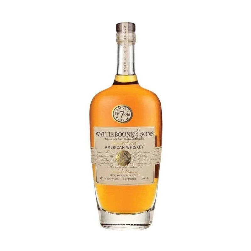 Wattie Boone & Sons 7 Year Old Small Batch American Whiskey - ForWhiskeyLovers.com