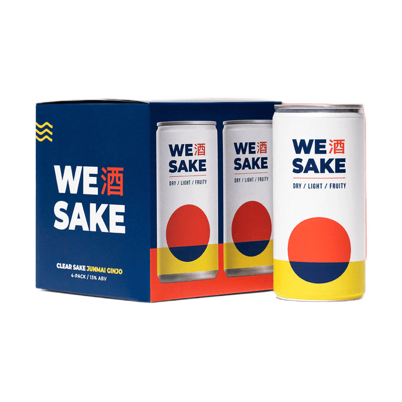 WeSake Junmai Ginjo Sake 4-Pack - ForWhiskeyLovers.com