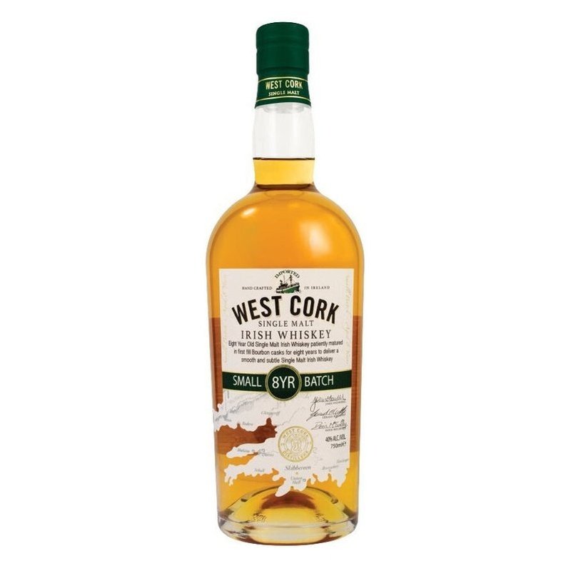 West Cork 8 Year Old Small Batch Single Malt Irish Whiskey - ForWhiskeyLovers.com