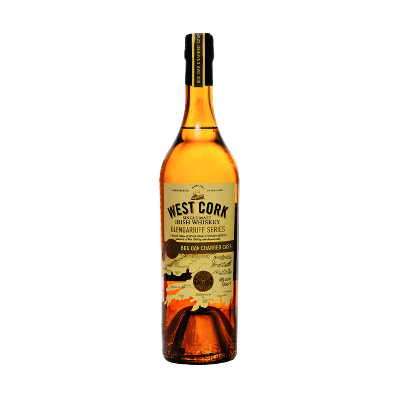 West Cork Glengarriff Bog Oak Charred Cask Single Malt Irish Whisky - ForWhiskeyLovers.com