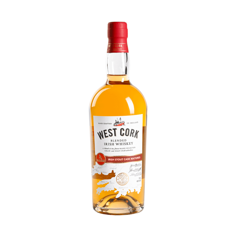 West Cork Stout Cask Matured Blended Irish Whiskey - ForWhiskeyLovers.com