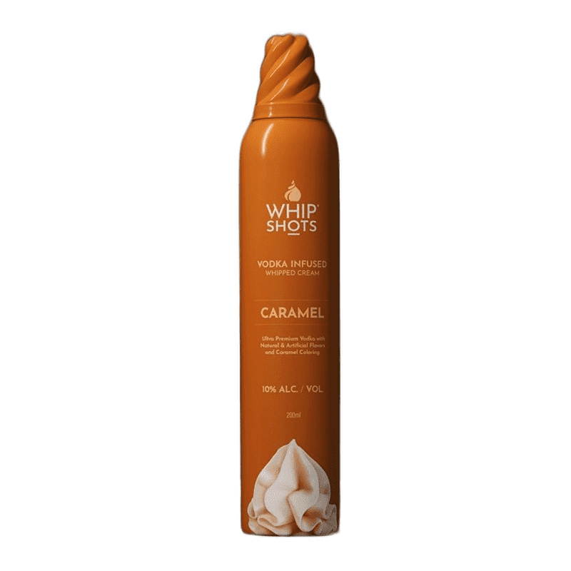 Whipshots Caramel Vodka Infused Whipped Cream 200ml - ForWhiskeyLovers.com