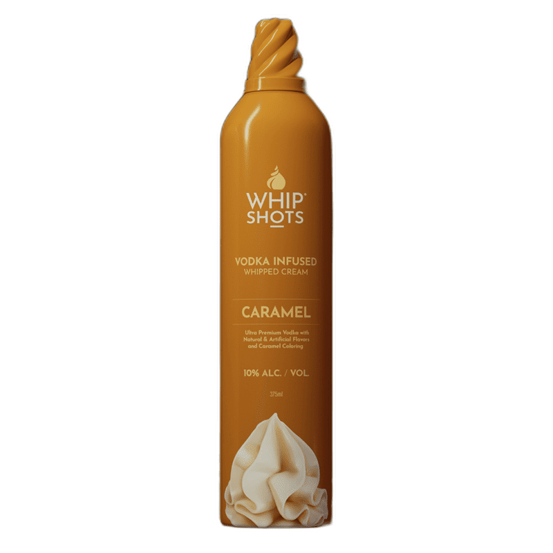 Whipshots Caramel Vodka Infused Whipped Cream 375ml - ForWhiskeyLovers.com