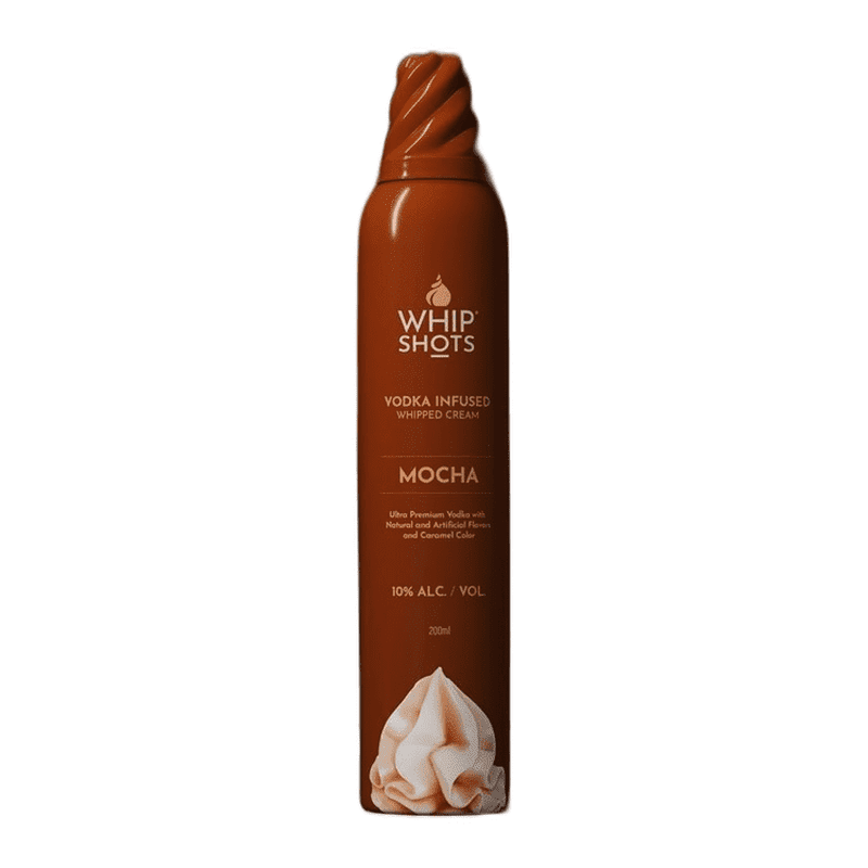 Whipshots Mocha Vodka Infused Whipped Cream 200ml - ForWhiskeyLovers.com