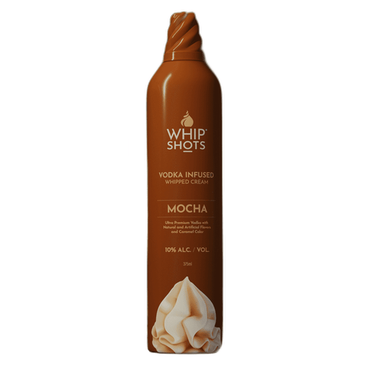 Whipshots Mocha Vodka Infused Whipped Cream 375ml - ForWhiskeyLovers.com