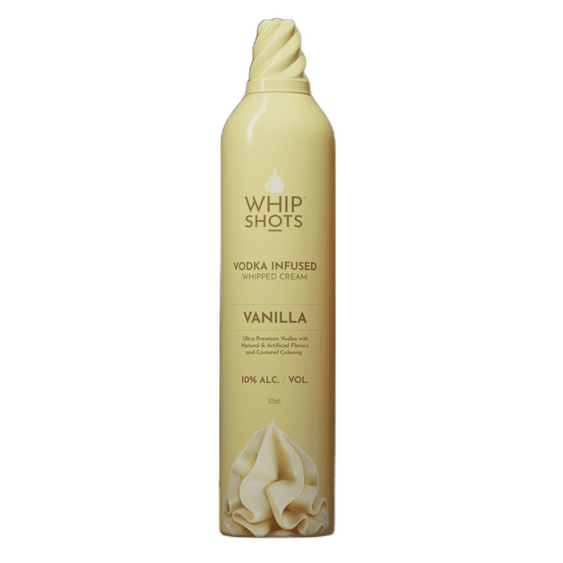 Whipshots Vanilla Vodka Infused Whipped Cream 375ml - ForWhiskeyLovers.com