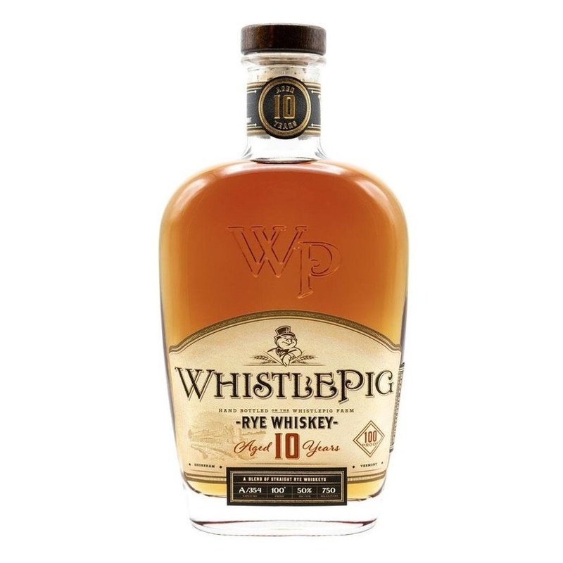 Whistle Pig 10 Year Straight Rye Whiskey 750mL - ForWhiskeyLovers.com