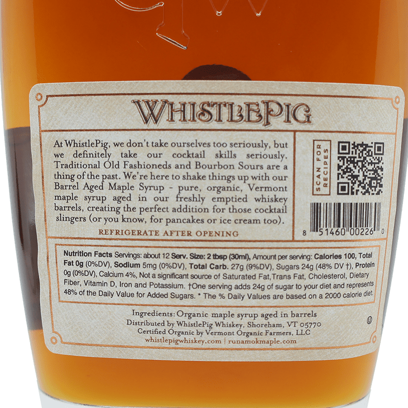 WhistlePig Maple Syrup - ForWhiskeyLovers.com