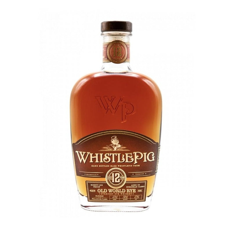WhistlePig Old World Rye 12 Year Old Straight Rye Whiskey - ForWhiskeyLovers.com