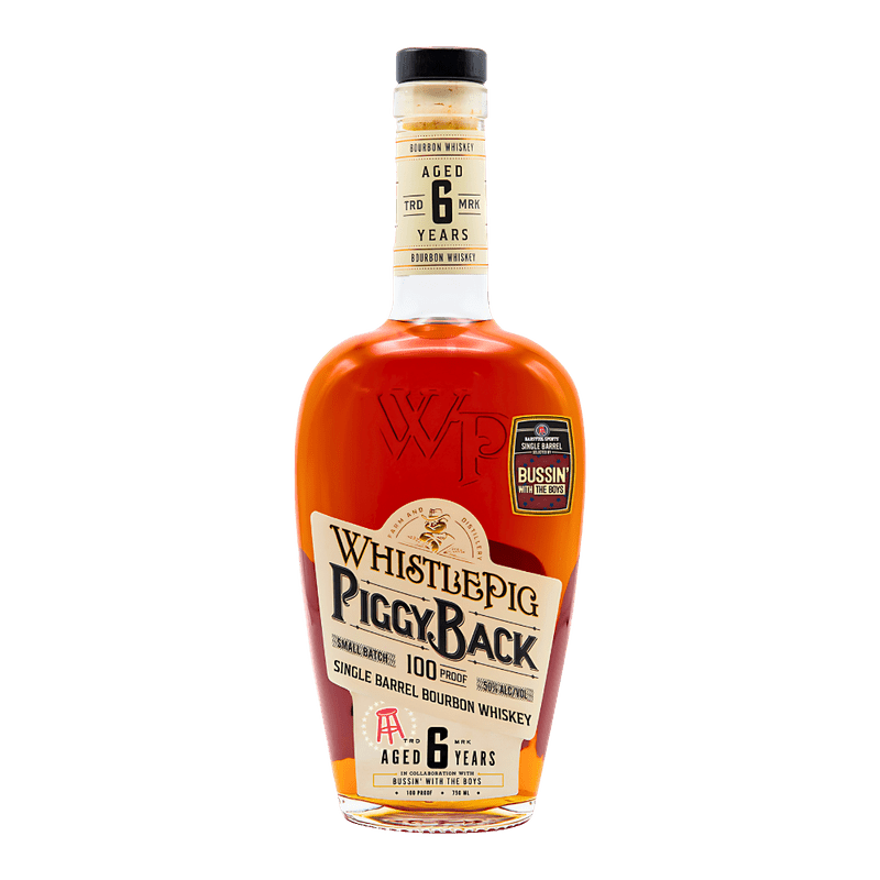 WhistlePig PiggyBack Bussin' With The Boys 6 Year Old Single Barrel Bourbon Whiskey - ForWhiskeyLovers.com
