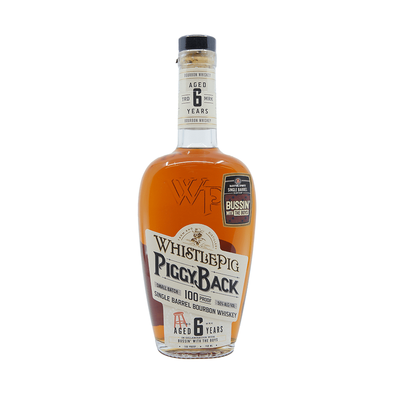 WhistlePig PiggyBack Bussin' With The Boys 6 Year Old Single Barrel Bourbon Whiskey - ForWhiskeyLovers.com