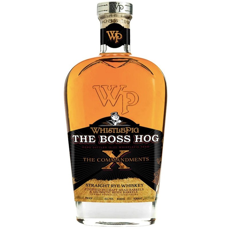 WhistlePig The Boss Hog X: 'The Commandments' Straight Rye Whiskey - ForWhiskeyLovers.com