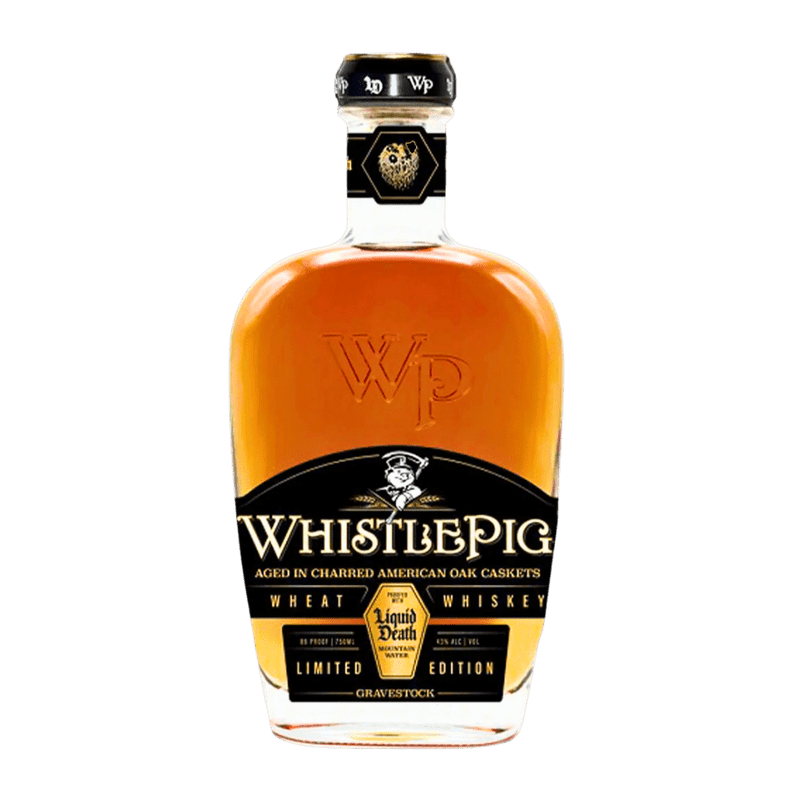 WhistlePig X Liquid Death Gravestock Wheat Whiskey - ForWhiskeyLovers.com