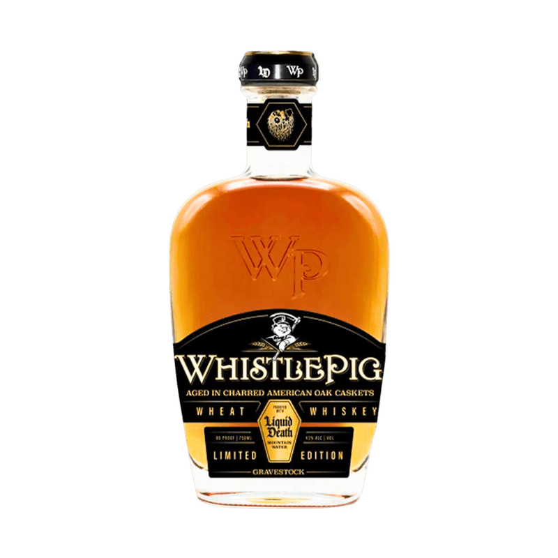 WhistlePig X Liquid Death Gravestock Wheat Whiskey - ForWhiskeyLovers.com