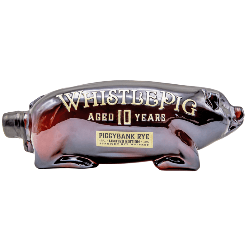 Whistlepig PiggyBank 10 Year Old Rye Whiskey Liter - ForWhiskeyLovers.com