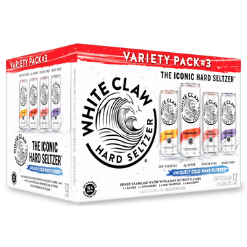 White Claw Hard Seltzer Variety Pack #3 - ForWhiskeyLovers.com