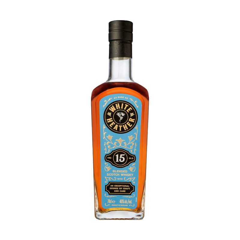 White Heather 15 Year Old Blended Scotch Whisky 700mL - ForWhiskeyLovers.com