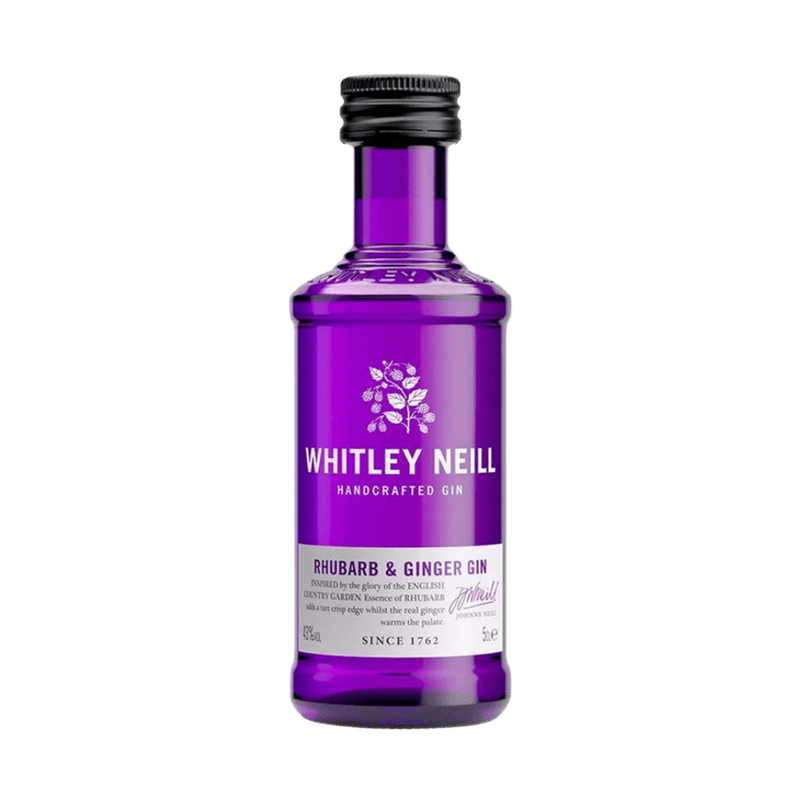 Whitley Neill Rhubarb & Ginger Gin 50ml - ForWhiskeyLovers.com