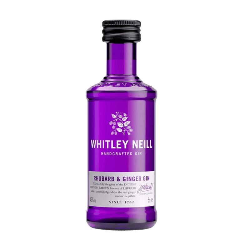 Whitley Neill Rhubarb & Ginger Gin 50ml - ForWhiskeyLovers.com