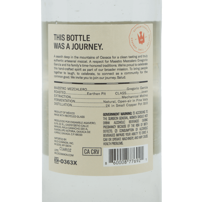 Wild Common Cuishe Mezcal Artesanal - ForWhiskeyLovers.com