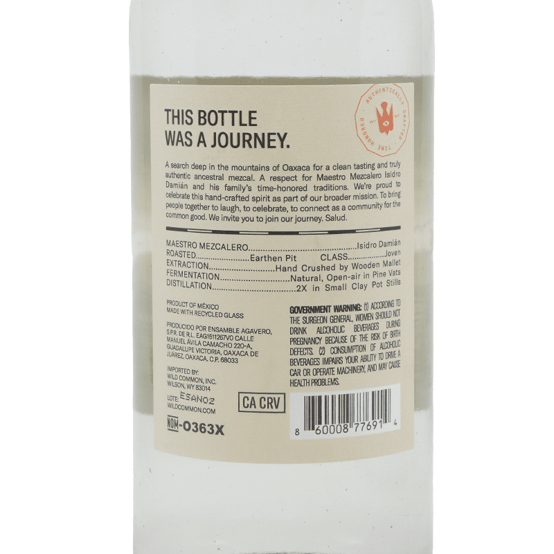 Wild Common Espadin Mezcal Ancestral - ForWhiskeyLovers.com