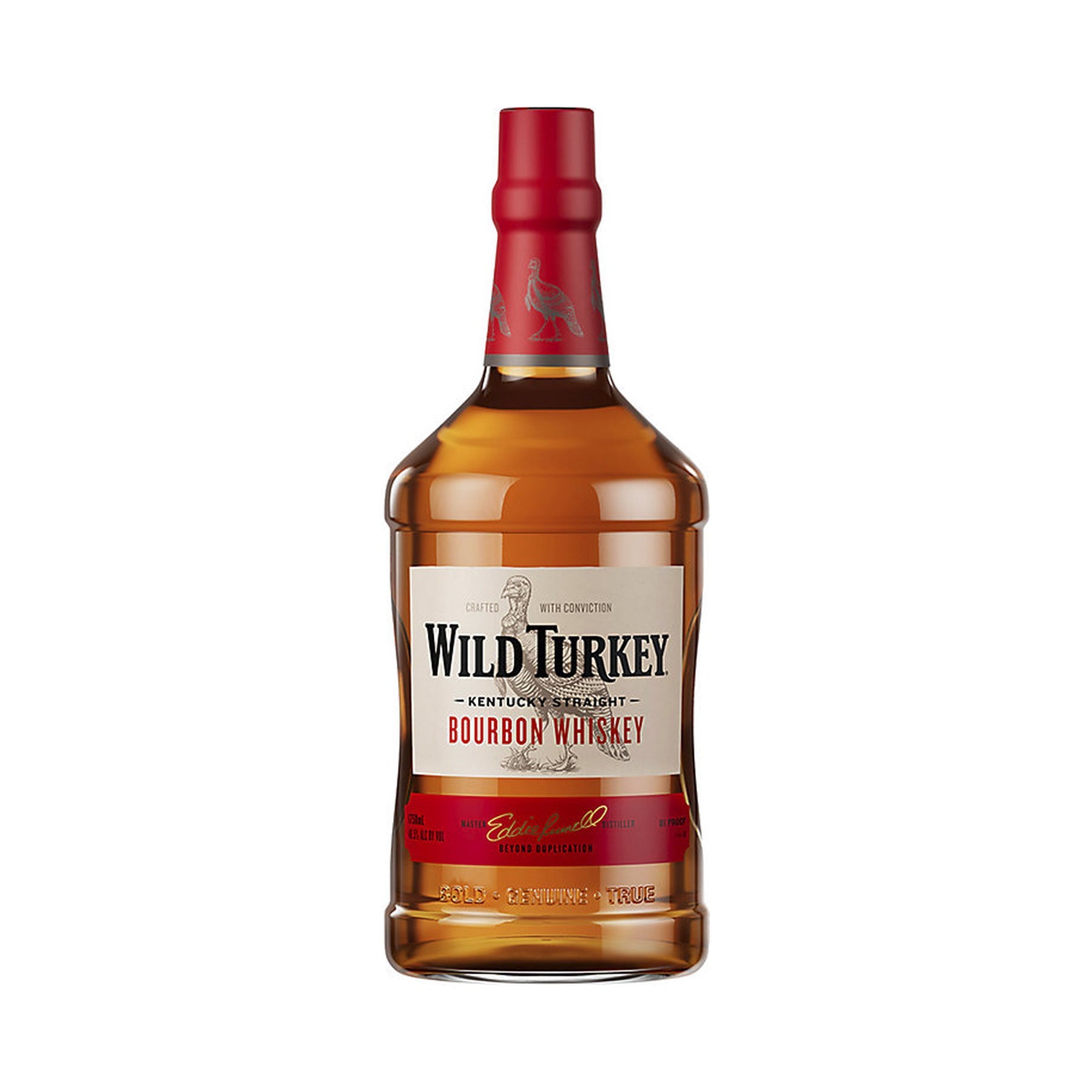 Wild Turkey 81 Proof Kentucky Straight Bourbon Whiskey 1.75L - ForWhiskeyLovers.com