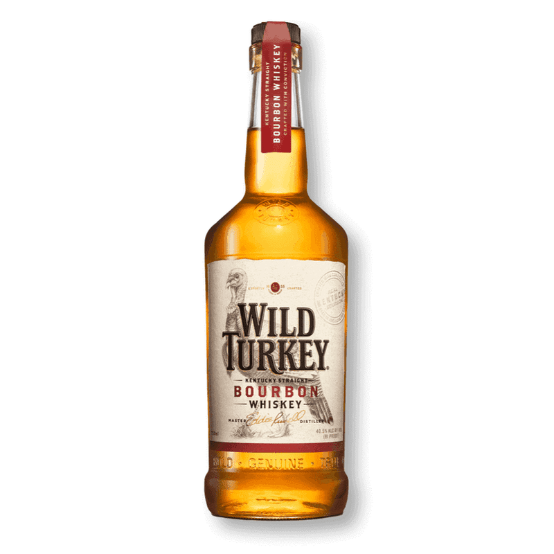 Wild Turkey 81 Proof Kentucky Straight Bourbon Whiskey - ForWhiskeyLovers.com