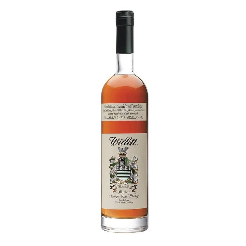 Willett Family Estate 4 Year Old Small Batch Straight Rye Whiskey - ForWhiskeyLovers.com