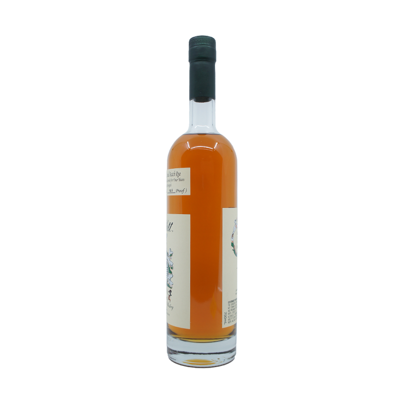 Willett Family Estate 4 Year Old Small Batch Straight Rye Whiskey - ForWhiskeyLovers.com