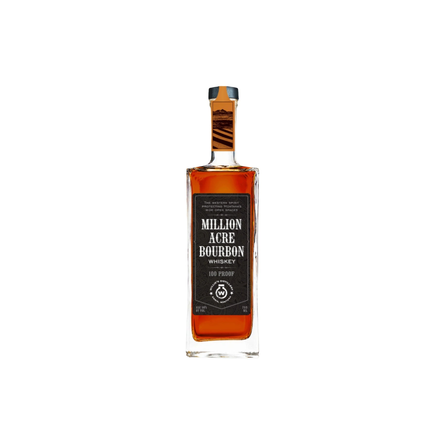 Willie's Distillery Million Acre Bourbon Limited Edition 750ml - ForWhiskeyLovers.com