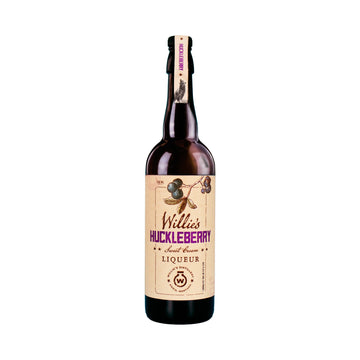 Willie's Huckleberry Sweet Cream Liqueur 750ml - ForWhiskeyLovers.com