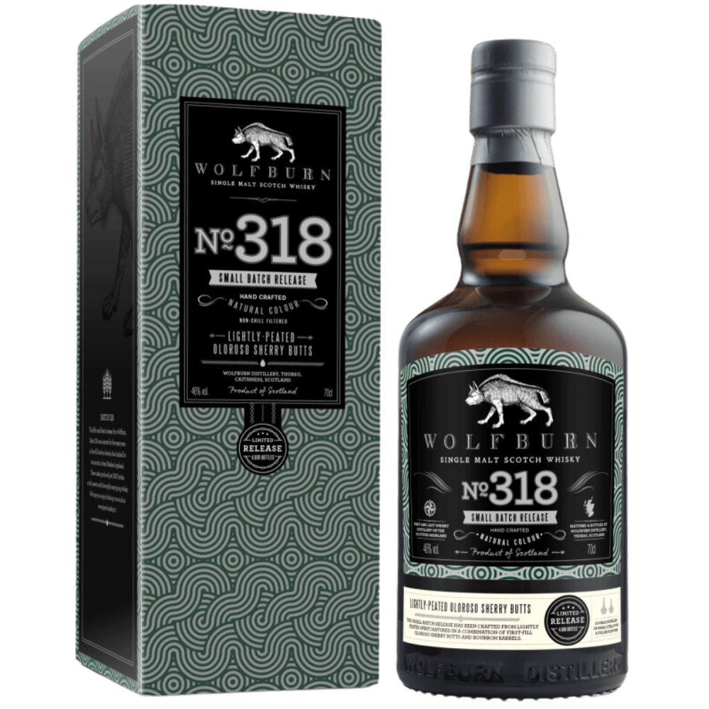 Wolfburn Batch #318 Small Batch Release Single Malt Scotch Whisky - ForWhiskeyLovers.com