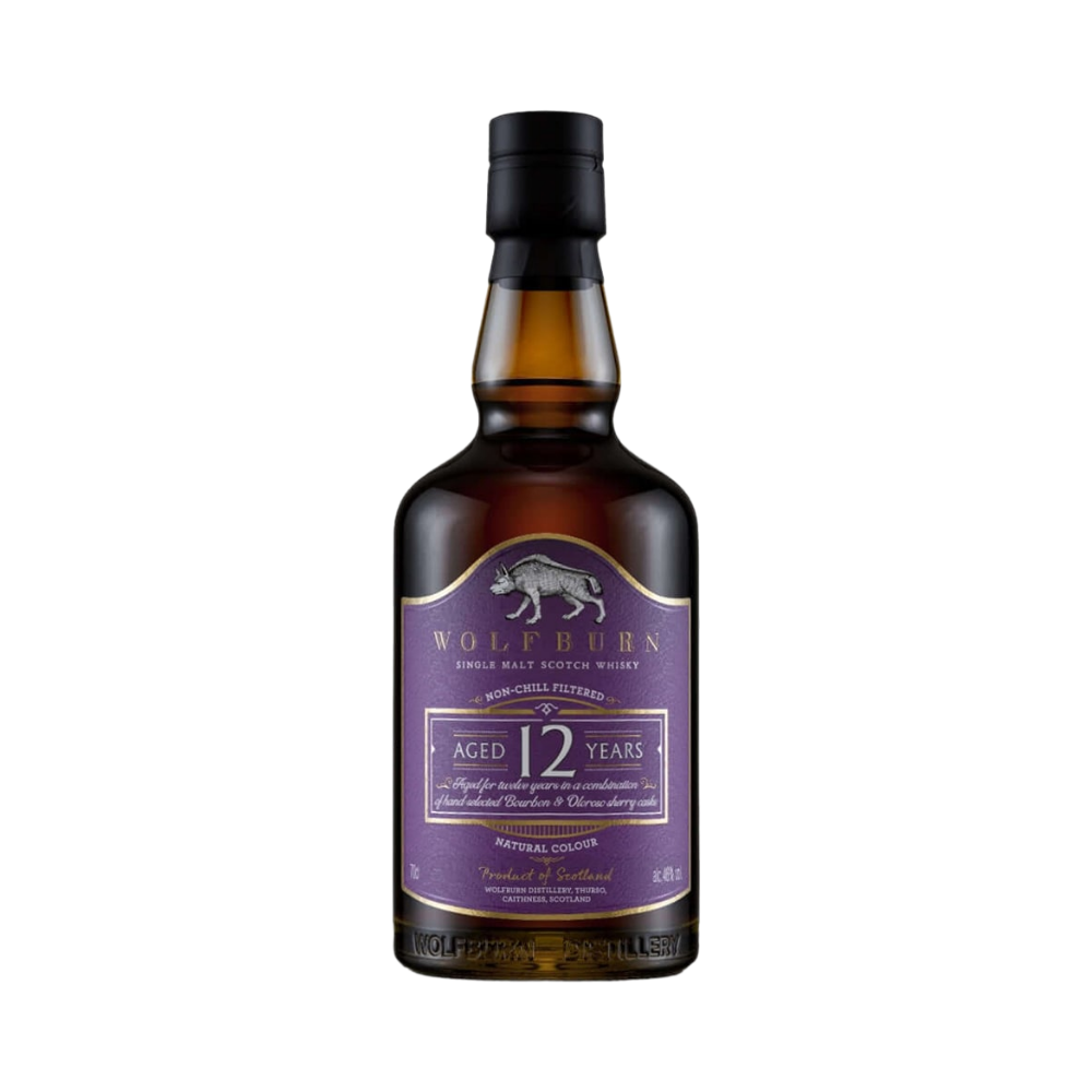 Wolfburn 12 Year Old Single Malt Scotch Whisky 700mL - LoveScotch.com