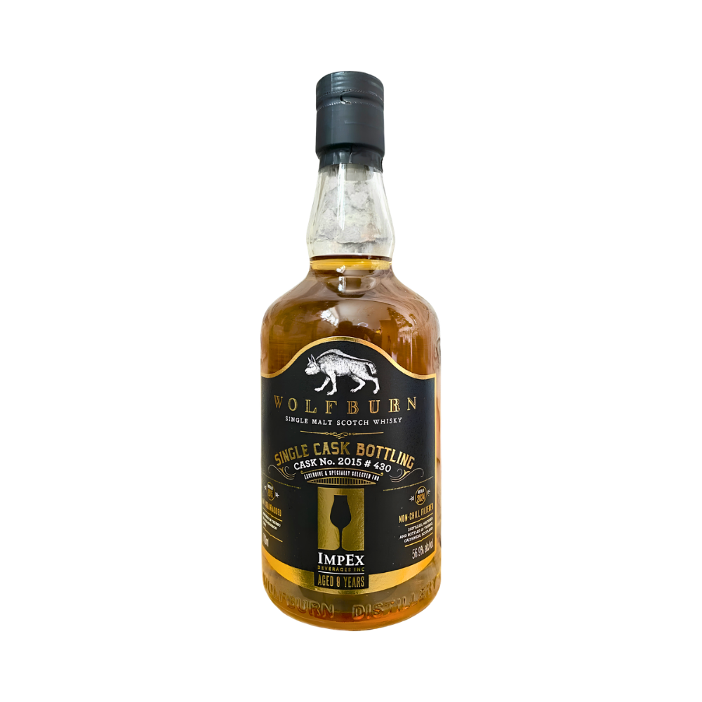 Wolfburn 2015 9 Year Old Single Cask 430 Single Malt Scotch Whisky 700mL - LoveScotch.com