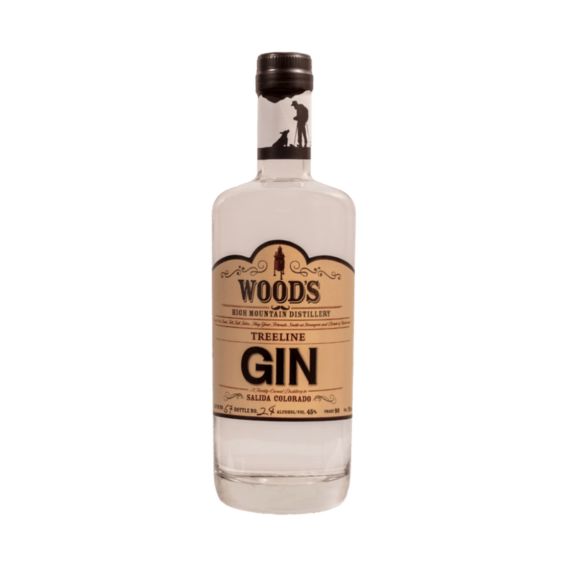 Wood's Barrel Rested Treeline Gin 750mL - ForWhiskeyLovers.com