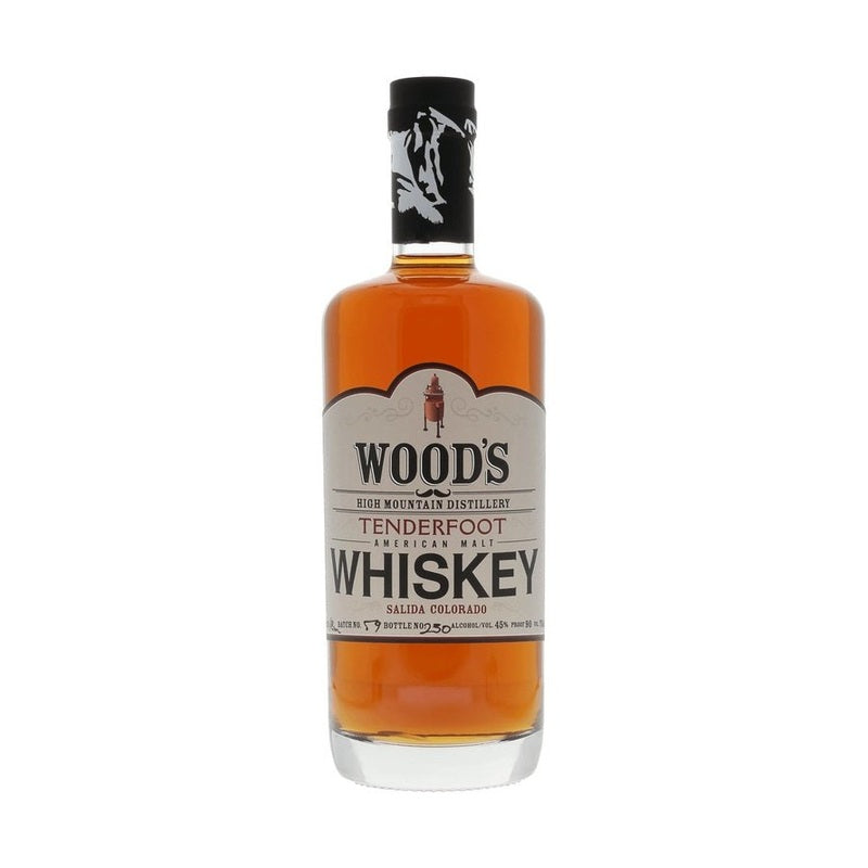 Wood's 'Tenderfoot' American Malt Whiskey Aluminum Bottle - ForWhiskeyLovers.com