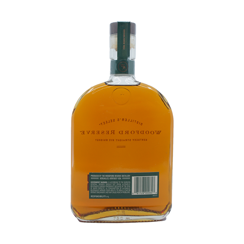 Woodford Reserve Distiller's Select Kentucky Straight Rye Whiskey - ForWhiskeyLovers.com