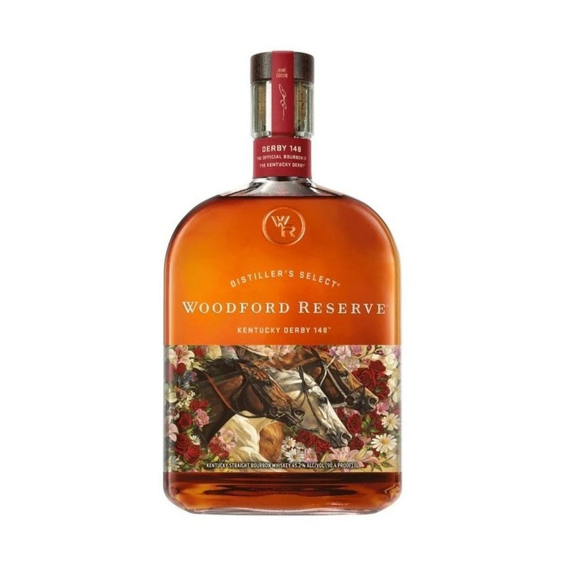 Woodford Reserve Kentucky Derby 148 Straight Bourbon Whiskey Liter - ForWhiskeyLovers.com