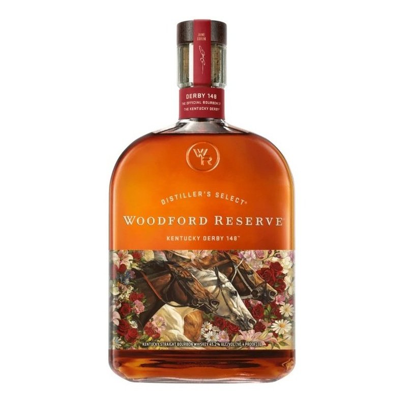 Woodford Reserve Kentucky Derby 148 Straight Bourbon Whiskey Liter - ForWhiskeyLovers.com